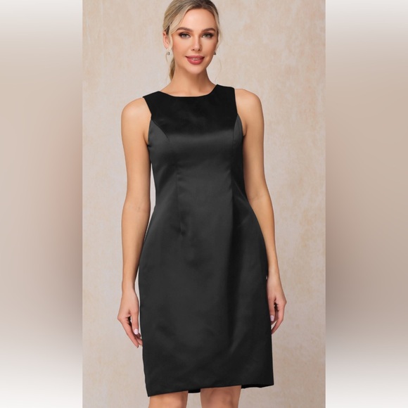 Party Moda International black  midi bodycon cocktail dress Whimsigoth - Picture 1 of 10